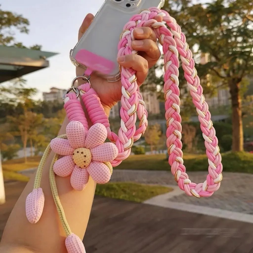 🌞Cute Floral Phone Crossbody Lanyard Hands-Free & Stylish!