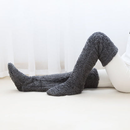 💕Velvety Fleece Knee Socks For Christmas❄️