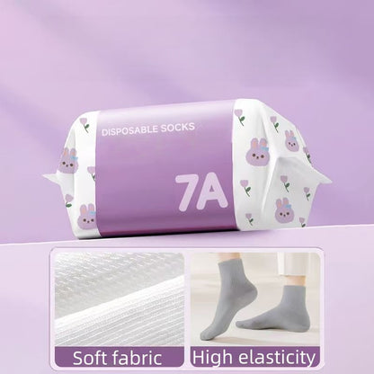 Unisex Disposable Travel Socks – 5 Pairs Pack