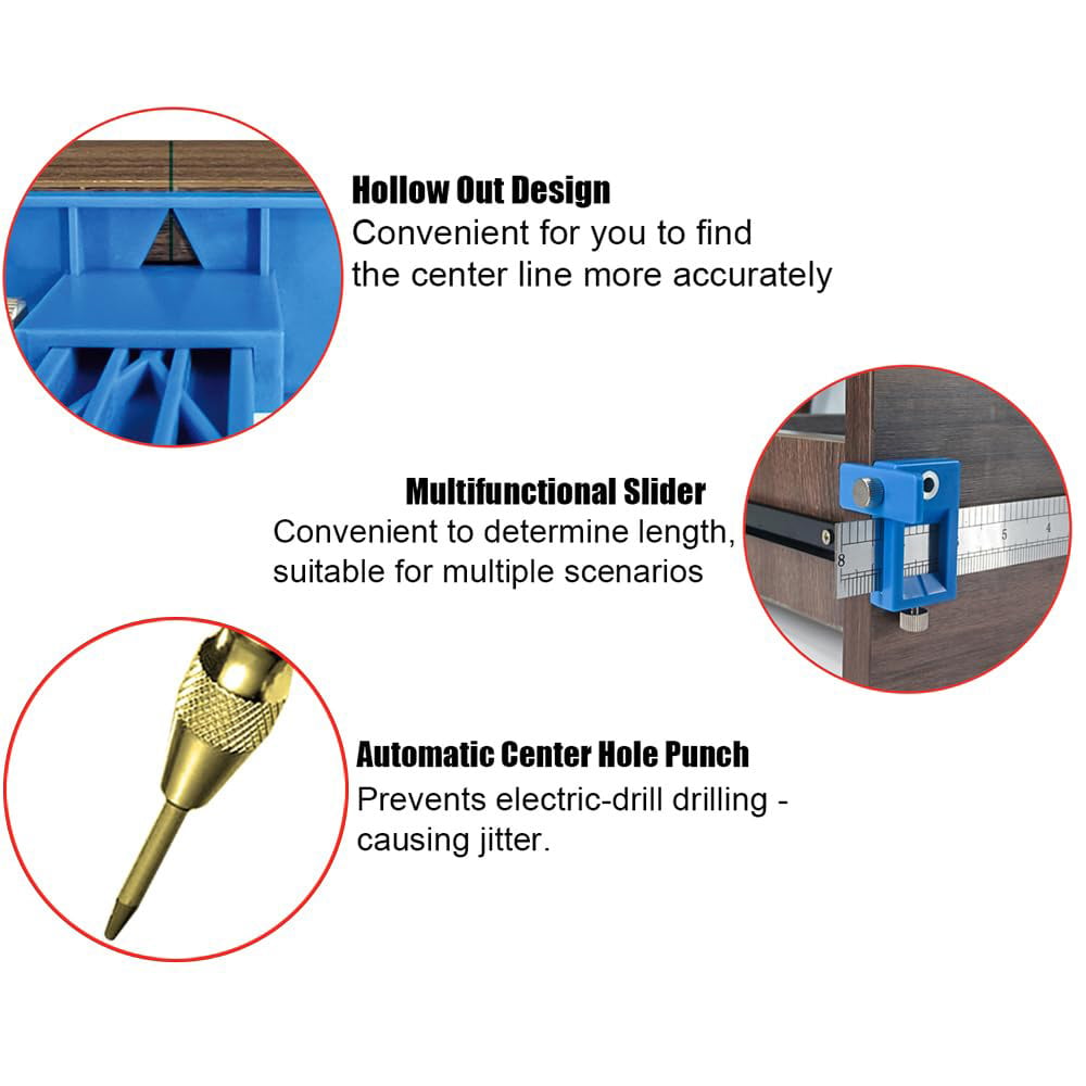 Woodworking Punch Locator Drill Guide
