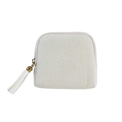 Jewelry Zippered Pocket Case Travel Jewelry Bag Portable Organizer