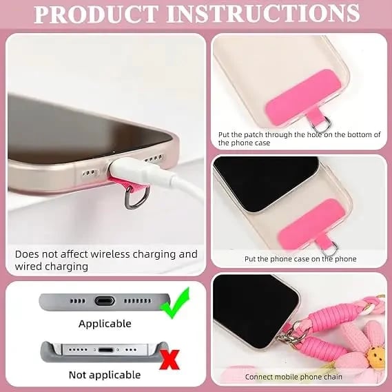 🌞Cute Floral Phone Crossbody Lanyard Hands-Free & Stylish!