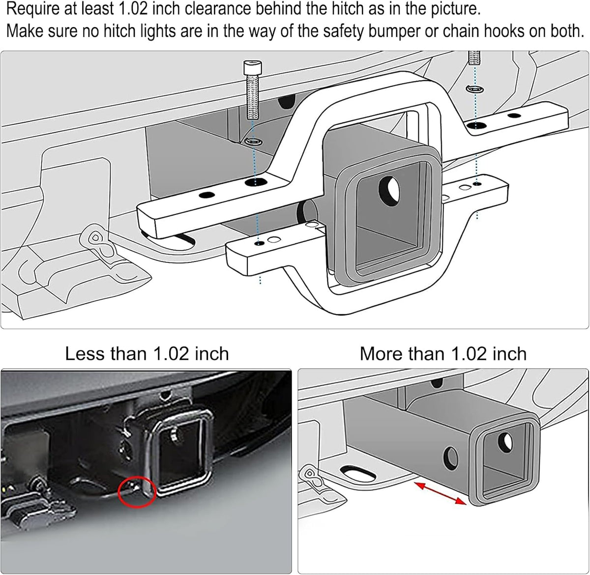 2pcs 4 Inch LED Pods with Tow Hitch Mounting Brackets