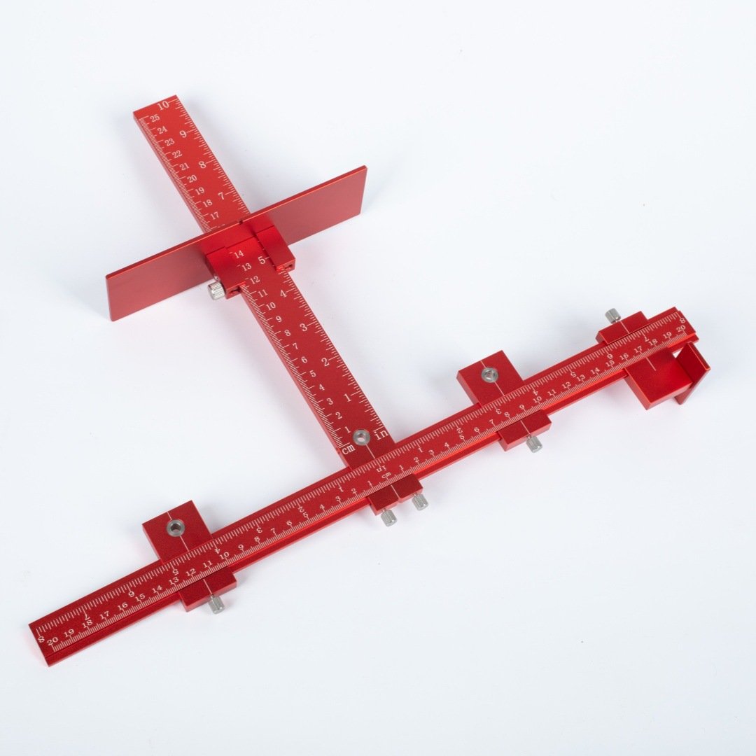 Aluminum Cabinet Hardware Jig