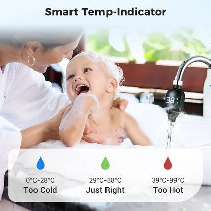 🌡️ Shower Thermometer - Instant Digital Display, Waterproof & Easy Install for Safe Bathing 👶📦