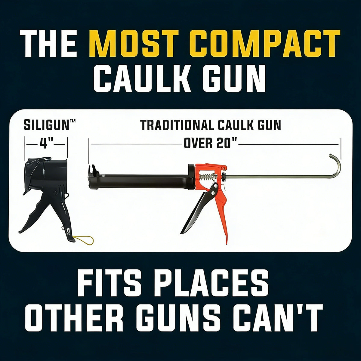 🔥🛠️ Caulking Gun –  Anti-Drip, 12:1 Thrust Ratio