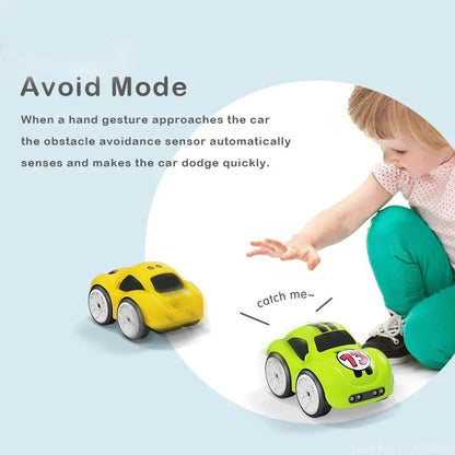 🎄Gifts For Children🎁🏀RC Intelligent Sensor Remote Control Cartoon Control Electric Car Music Boy Toy