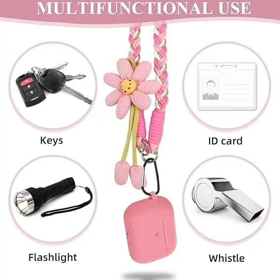 🌞Cute Floral Phone Crossbody Lanyard Hands-Free & Stylish!