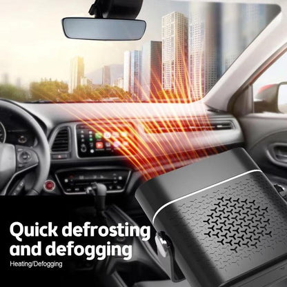 ✨🚗Portable Electric Car Heater Fan — 360° Rotation Fast Heating Window Fan Windshield Defogger