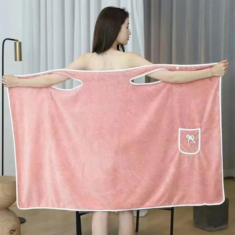 🏆 50K+ SOLD! ✨ Plus Size Women's Wearable Shower Skirt