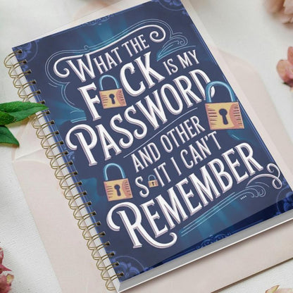 🔥Last Day 49% OFF - 📅 Funny Password Notebook- Spiral Bound