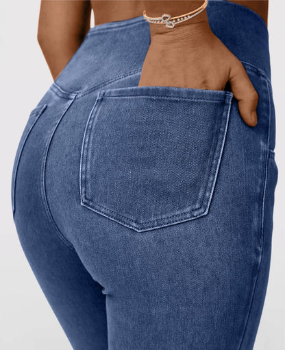 🔥Stretchy Jeans High Waisted Crossover