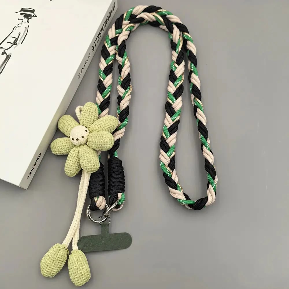 🌞Cute Floral Phone Crossbody Lanyard Hands-Free & Stylish!