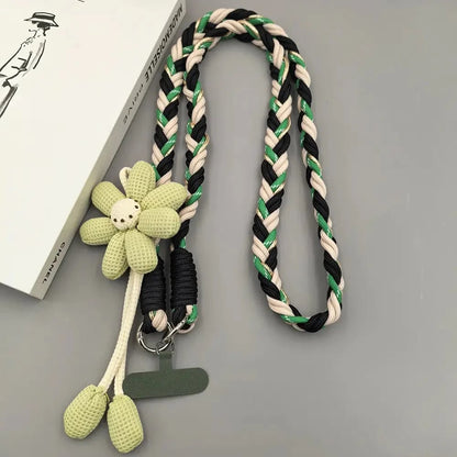 🌞Cute Floral Phone Crossbody Lanyard Hands-Free & Stylish!