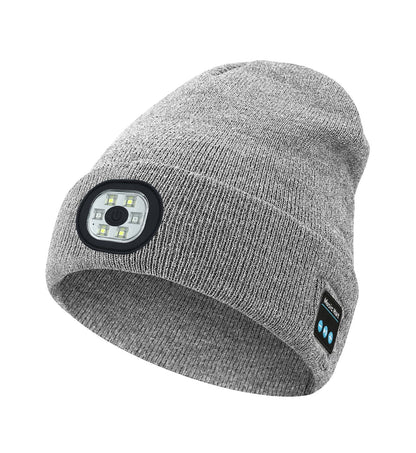 ❄️Winter— Gift Bluetooth Beanie with LED Headlight and Removable Speakers