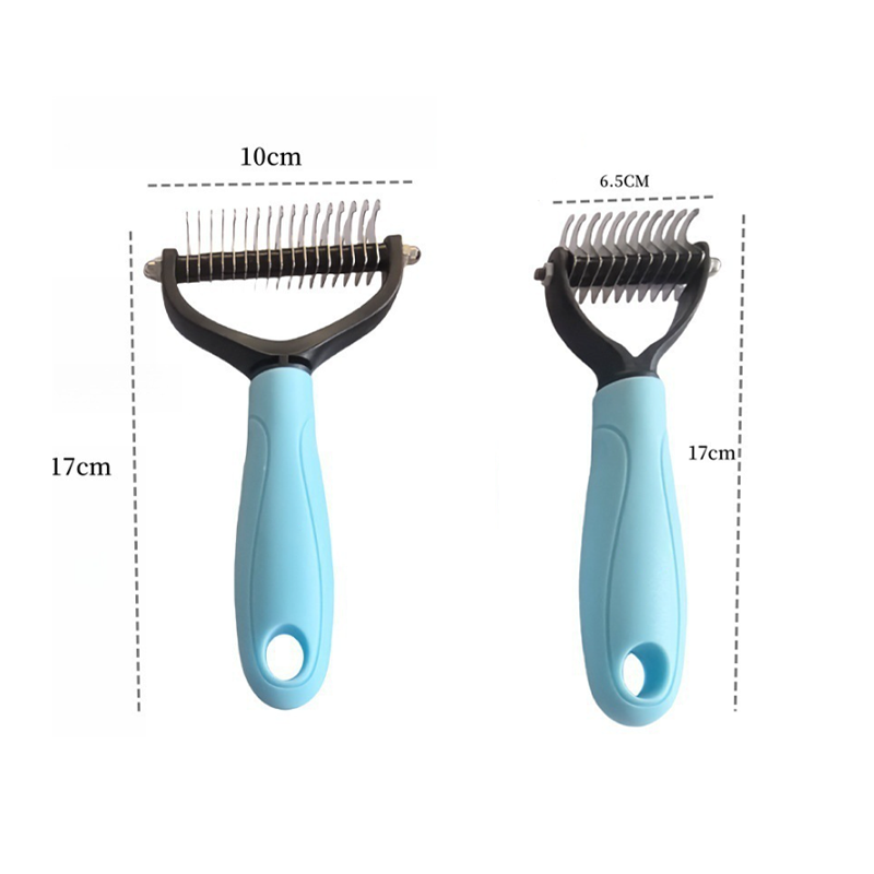 ⏰LAST DAY SALE: 🔥Dual-Sided Pet Grooming Comb for Dogs & Cats